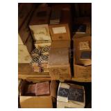 10 Boxes of Misc Square Decorative Tiles