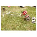Mantis Garden Tiller w/ Edging Setup