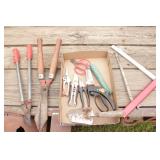Group of Trimming, Pruning, & Yard Tools