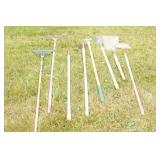 Group of 8 Yard Tools