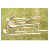 Group of 9 Yard Tools