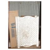 Group of Shutters, Lattice Fence, & Louvered