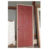 2/8 Pre-Hung Right Hand Exterior Door w/Peephole