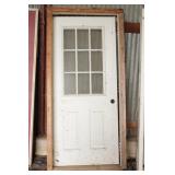 3/2 Pre-Hung Simulated 9 Light Exterior Door
