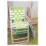 Group of 4 Aluminum Lawn Chairs
