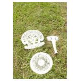 4 Cast Aluminum Lawn Chairs