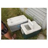 Pair of Coleman Coolers