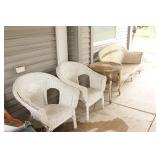 5pc Wicker Lawn Furniture