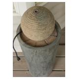 Resin Water Feature Ball on Pedistal