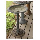Cast Metal Bird Bath