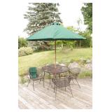 Wrought Iron Outdoor Table & Chair Set