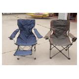 2 Folding Camp Chairs & A Military Duffel Bag
