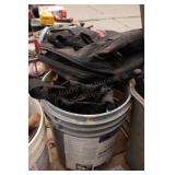 Bucket of Tool Bags & Belts