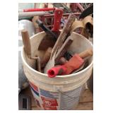 Bucket w/Tile & Masonry Tools