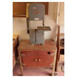 Atlas Workshop Bandsaw on Cabinet Stand