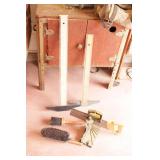 Mitre Saw, 2 Drafting Rules, & 2 Dust Brushes