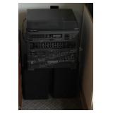 GE AM/FM Stereo w/ Dual Tape Deck & Lenoxx Stereo