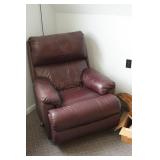 Action Industries Burgundy Leather