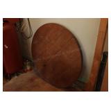 Vintage 48" Tiger Oak Pedestal Table Top