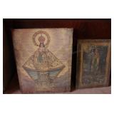 2 Vintage Religious Theme Art Pieces