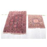2 Vintage Red Rugs