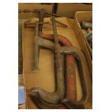 Three 7" & 8" C-Clamps