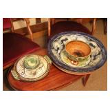 4 Terra Cotta & Stoneware Bowls