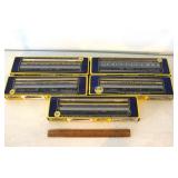 Group of HO Scale Railroad Cars