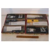 Group of HO Scale Railroad Cars