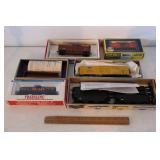 Group of HO Scale Railroad Cars