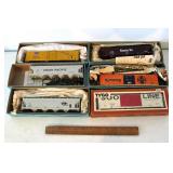 Group of HO Scale Railroad Cars