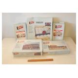 Group of 5 HO Scale Walthers Corner Stone Building