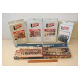 Group of 5 HO Scale Walthers Corner Stone Building