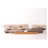Group of Four O Scale Train Cars