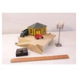 American Flyer oil drum loader
