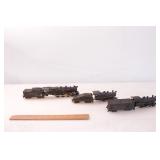 Group of 3 HO Scale Steam Engines
