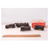 Group of 3 HO Scale Steam Engines
