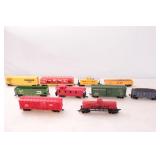 Group of 10 HO Scale Train Cars
