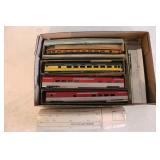 Group of 4 HO Kit Train Cars / Parts