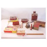 Group of 6+ HO Scale Building Kits