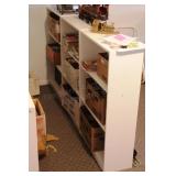 Group of 3 White 3 Shelf Bookcases