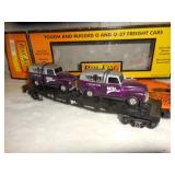Rail King O guage Flat Car with Ertl 