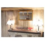 2 Native American Theme Touch Lamps