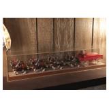Budweiser Clydesdale Assembled Model w/Case
