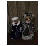 2 Porcelain Dolls