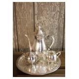 Silver Plate set (4PC)