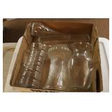 4 large vases & bud vase