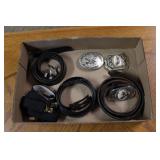 3 belts w/ buckles