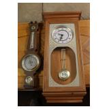 wall clock & barometer