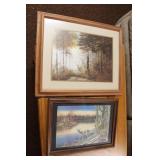 2 prints - deere scene